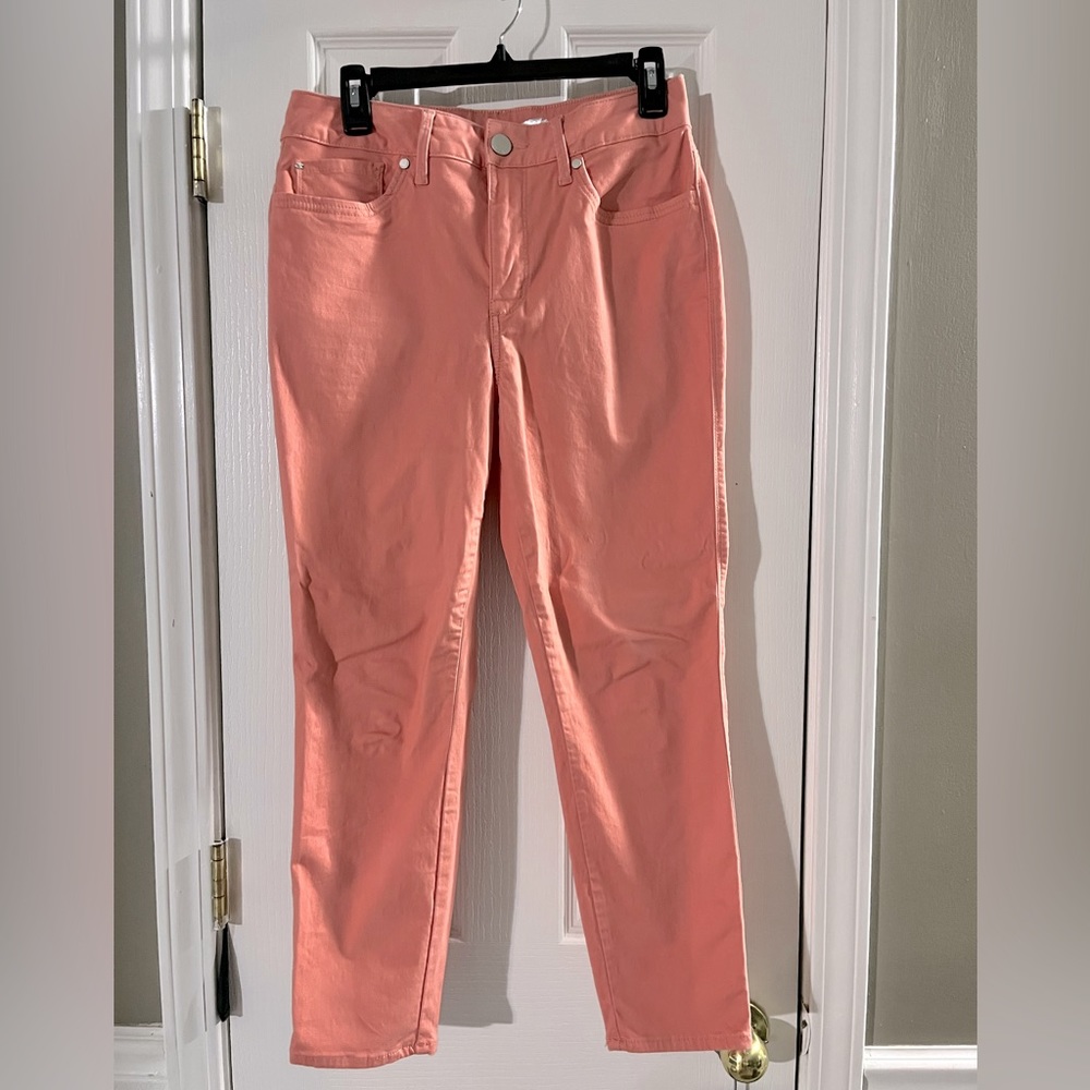 Seven7 Ankle Crop Skinny Jeans, coral | 8